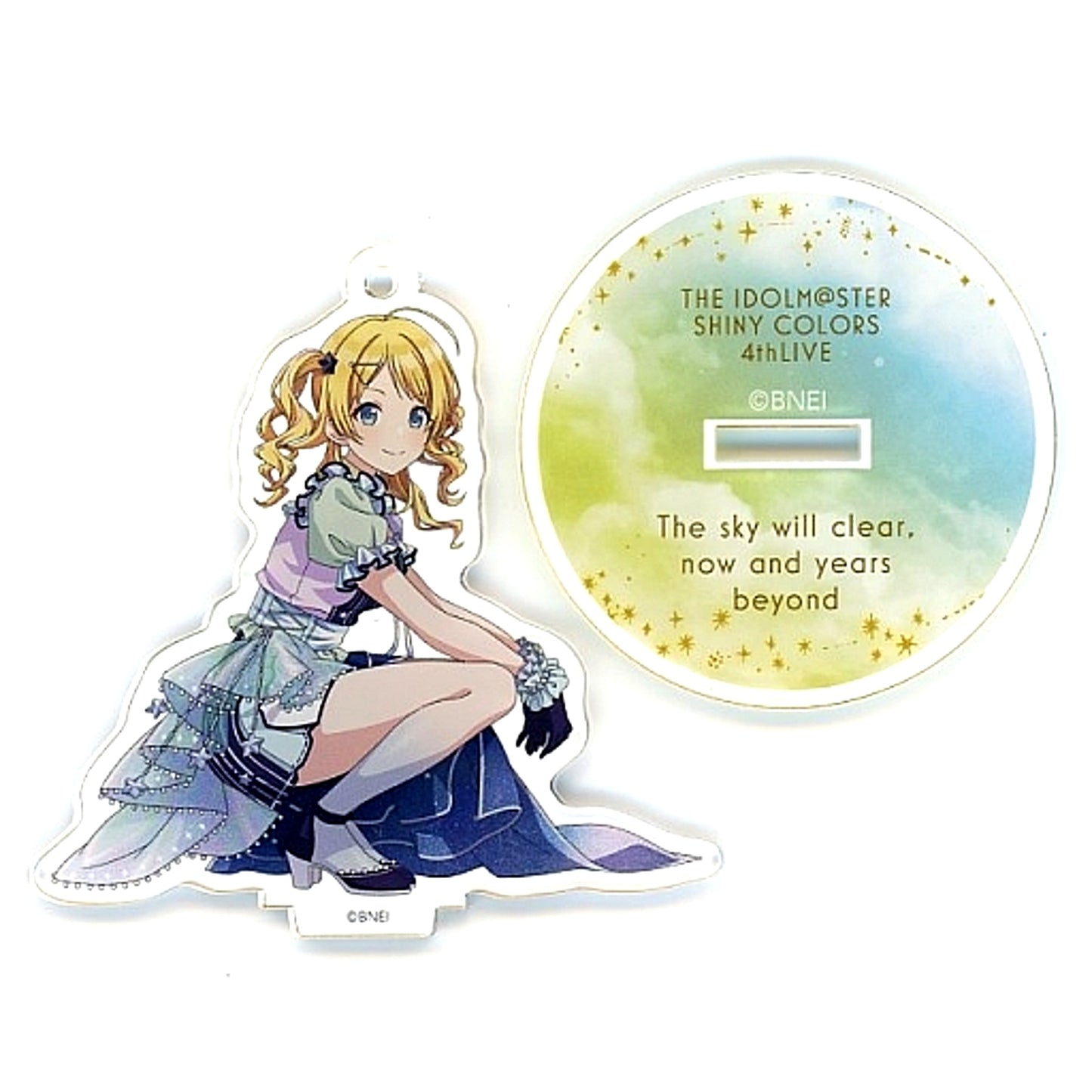 Meguru Hachimiya The Idolmaster Shiny Colors Official Acrylic Stand Keychain 4th Live Ver. [USED]