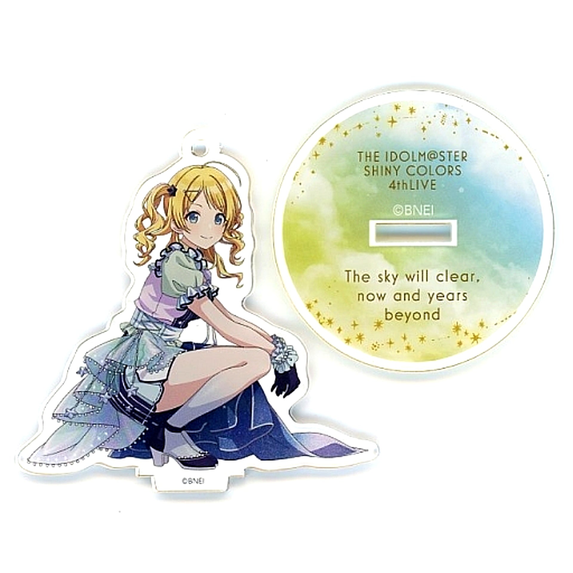 Meguru Hachimiya The Idolmaster Shiny Colors Official Acrylic Stand Keychain 4th Live Ver. [USED]
