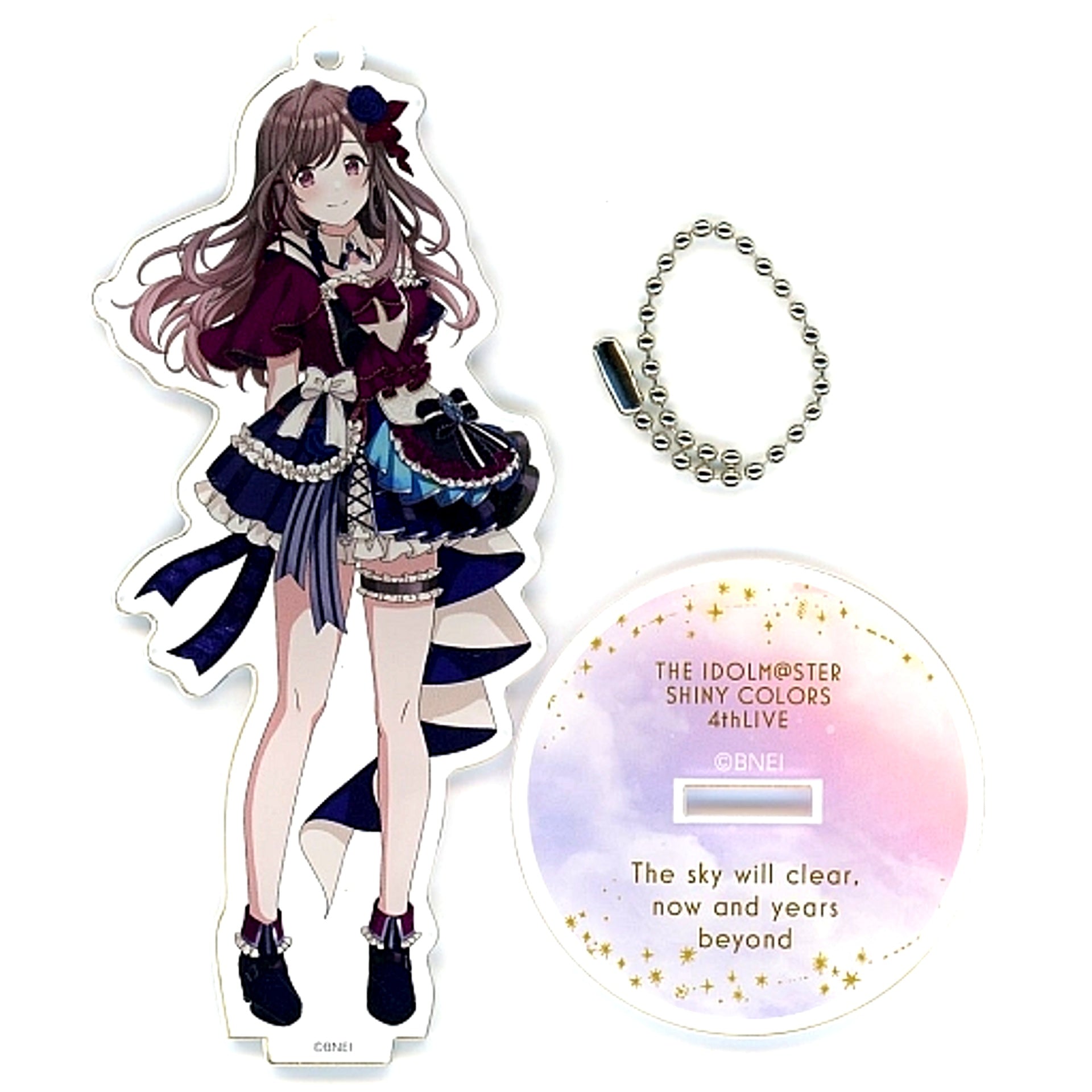 Kogane Tsukioka THE IDOLM@STER Shiny Colors Official Acrylic Stand Keychain 4thLIVE Ver. [USED]