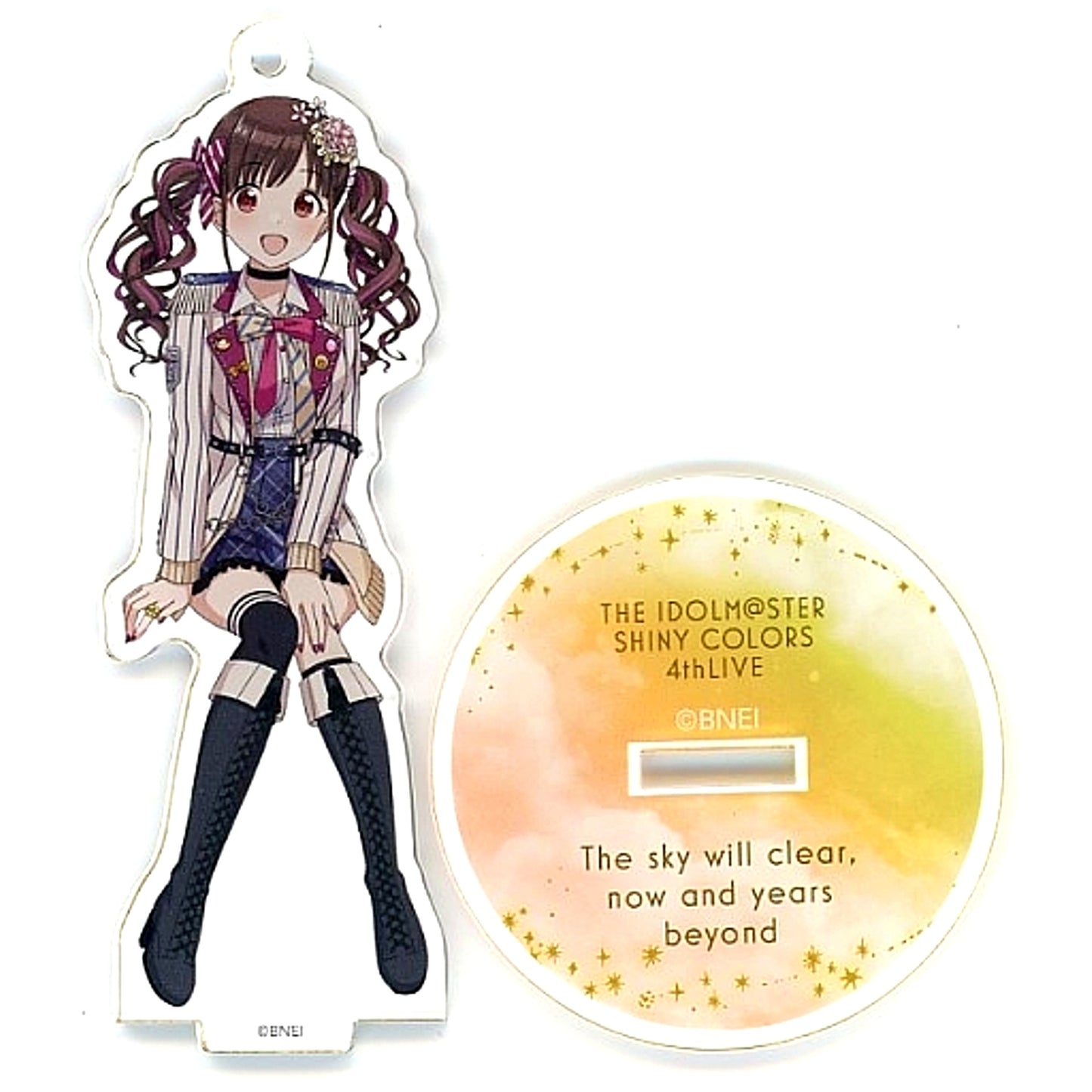Chiyoko Sonoda The Idolmaster Shiny Colors Official Acrylic Stand Keychain 4th Live Ver. [USED]