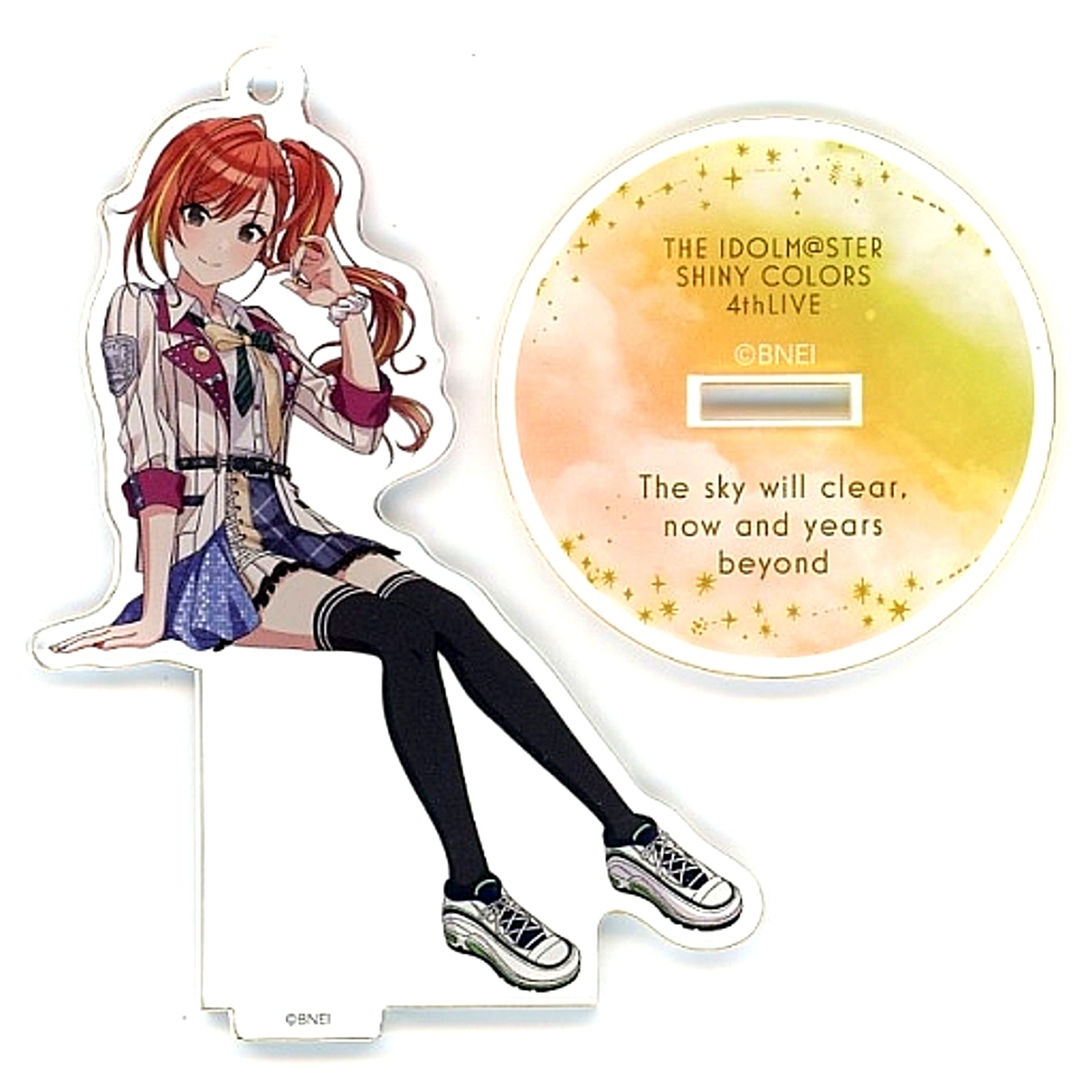Natsuha Arisugawa 4thLIVE Ver. The Idolmaster Shiny Colors Official Acrylic Stand Keychain [USED]