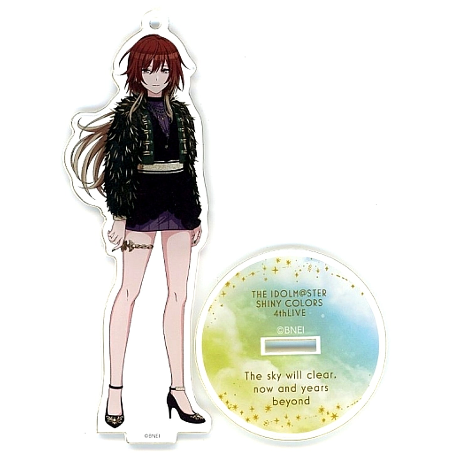 Mikoto Aketa The Idolmaster Shiny Colors Official Acrylic Stand Keychain 4th Live Ver. [USED]