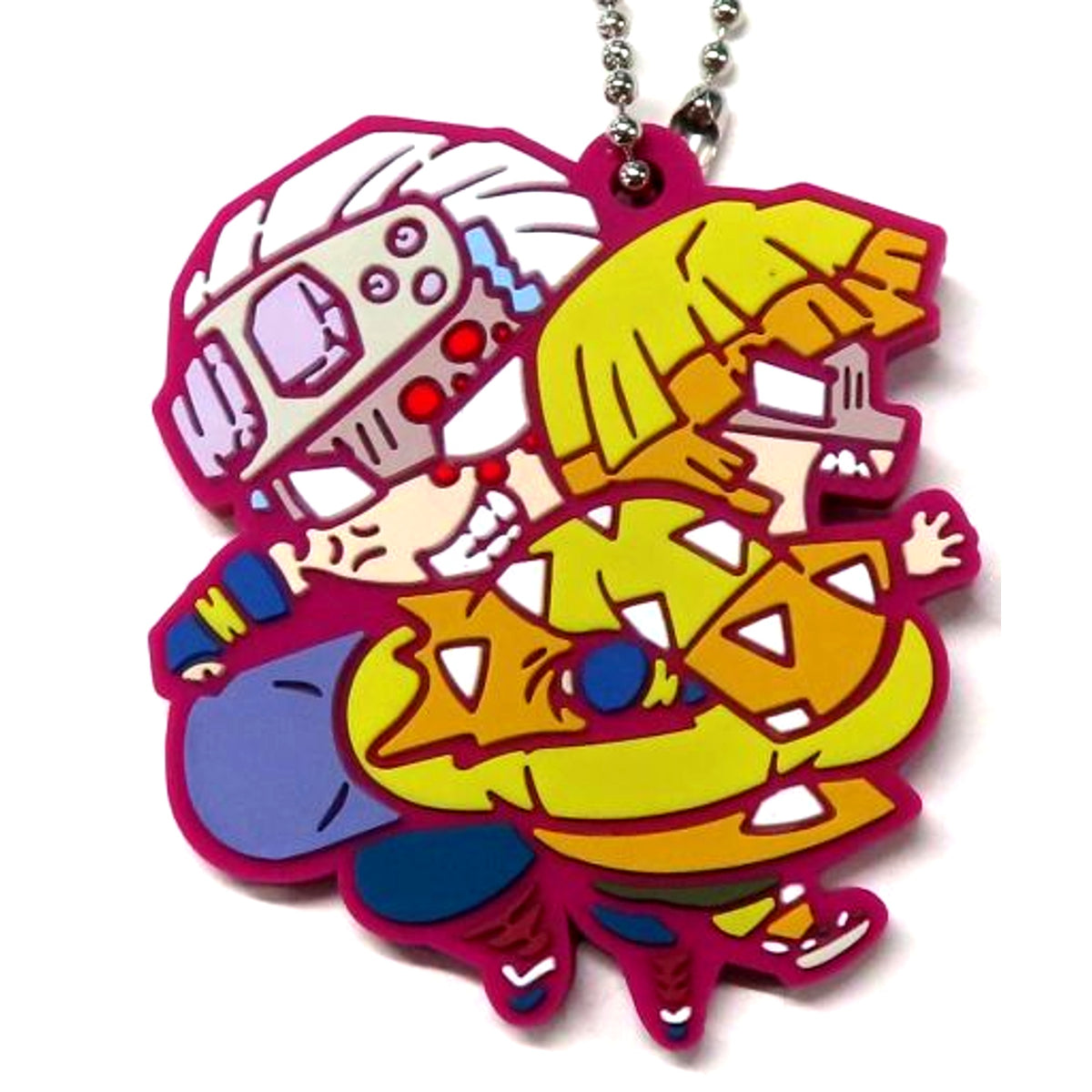 Tengen Uzui & Zenitsu Agatsuma Demon Slayer Chara Banchoko Rubber Mascot Vol 9 [USED]