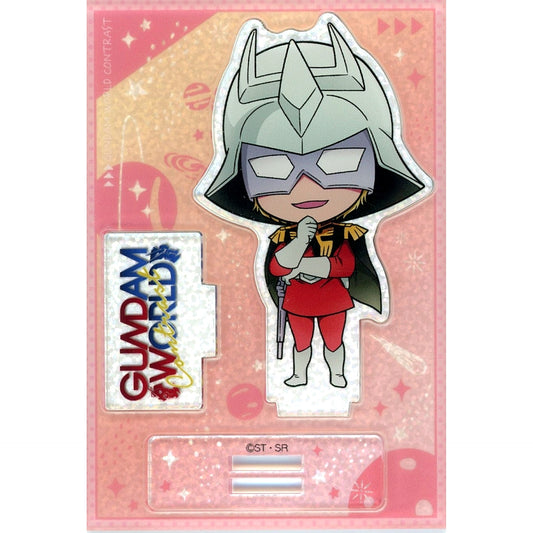 Char Aznable Mobile Suit Gundam Acrylic Stand Gundam World CONTRAST in Nagoya [USED]