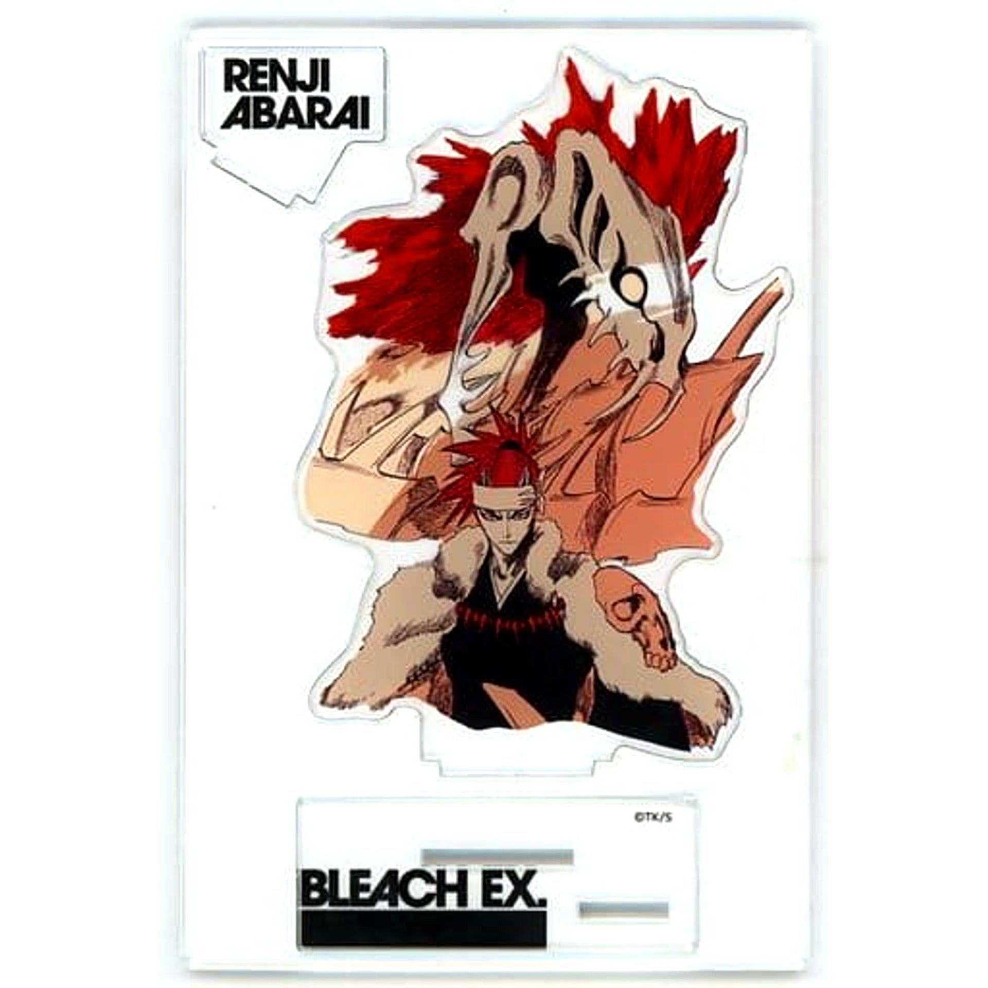 Renji Abarai BLEACH EX. 20th Anniversary Art Exhibition Original Acrylic Stand [USED]
