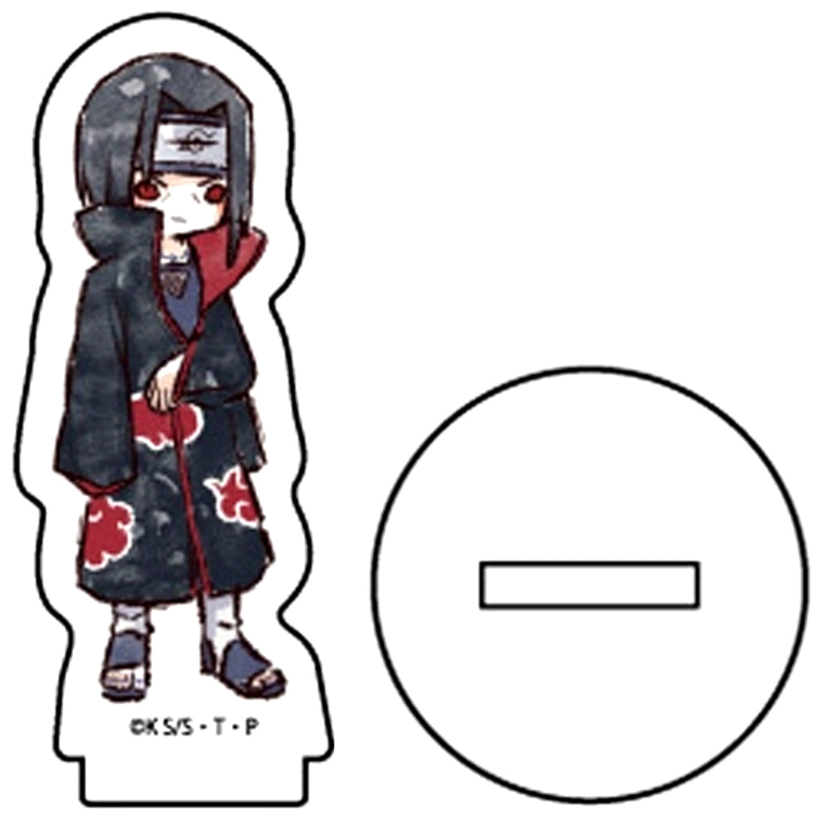 Itachi Uchiha Naruto: Shippuden Acrylic Petit Stand Graph Art Design [USED]