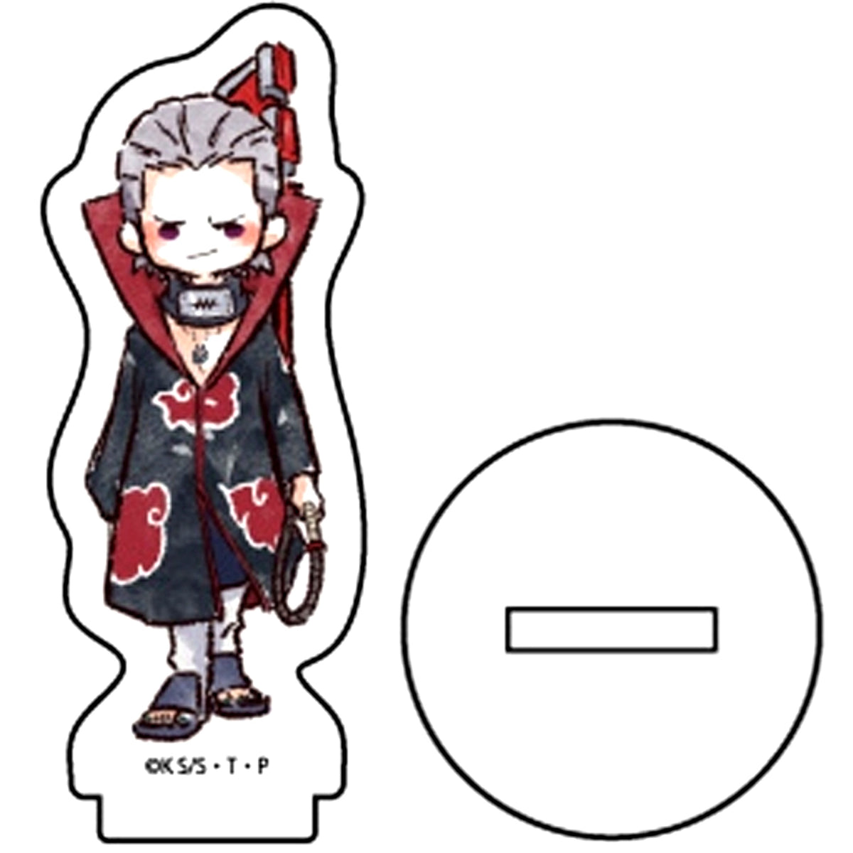 Hidan Naruto: Shippuden Acrylic Petit Stand Graph Art Design [USED]