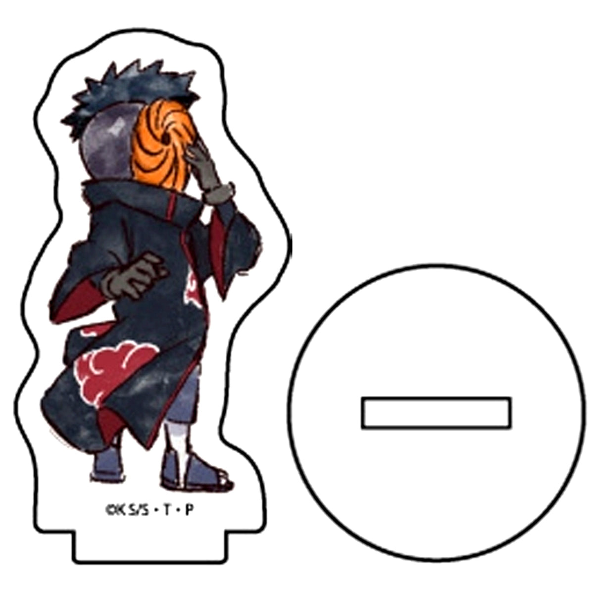 Tobi Naruto: Shippuden Acrylic Petit Stand Graph Art Design [USED]