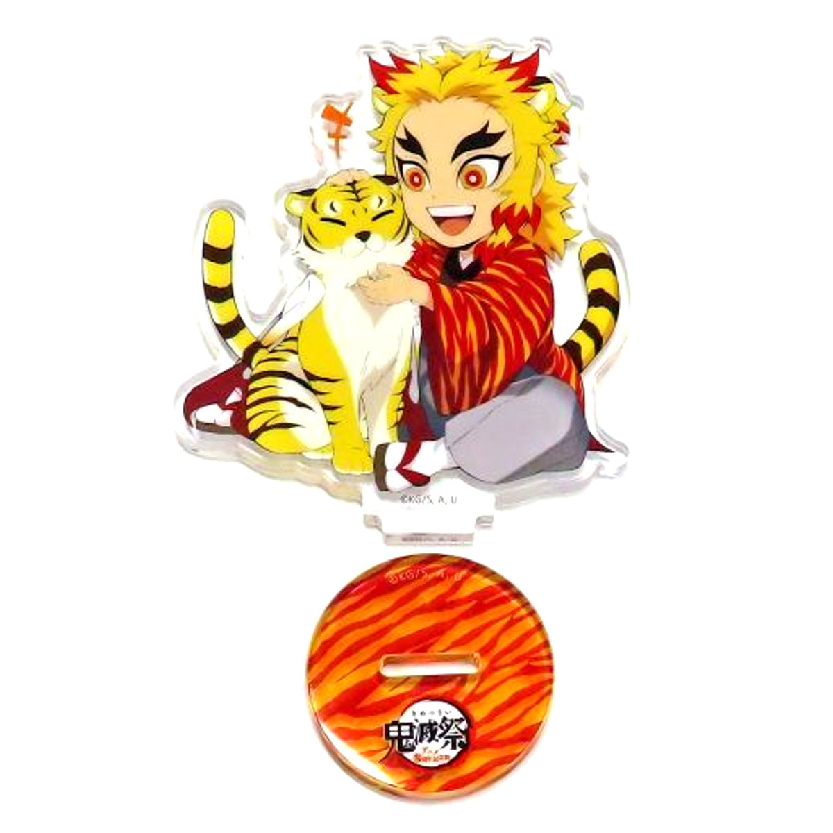 Kyojuro Rengoku Demon Slayer Kimetsu Festival Anime 3rd Anniversary Festival Year of the Tiger Mini Character Random Acrylic Stand [USED]