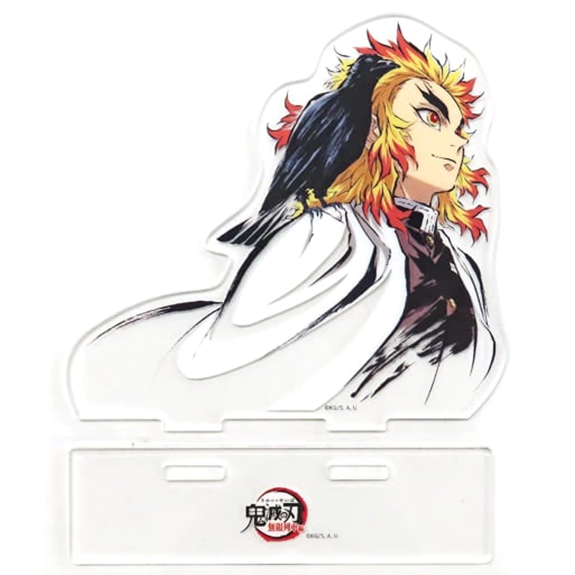 Demon Slayer: Kimetsu no Yaiba Mugen Train Arc Episode 1 Interlude Illustration Acrylic Stand Flame Hashira Kyojuro Rengoku Kimetsu Festival Anime 3rd Anniversary Festival Exclusive Included with Interlude Art Book Deluxe Edition Acrylic Stands [USED]