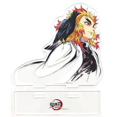 Demon Slayer: Kimetsu no Yaiba Mugen Train Arc Episode 1 Interlude Illustration Acrylic Stand Flame Hashira Kyojuro Rengoku Kimetsu Festival Anime 3rd Anniversary Festival Exclusive Included with Interlude Art Book Deluxe Edition Acrylic Stands [USED]