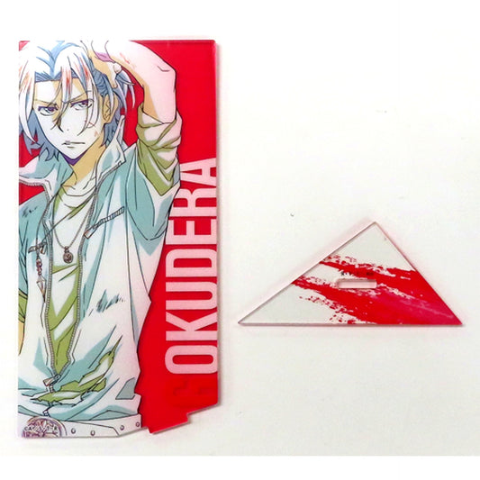 Hayato Gokudera Katekyo Hitman Reborn! FIGHT IT OUT A-2 Prize Hikokuji ONLINE Card Acrylic Stand [USED]