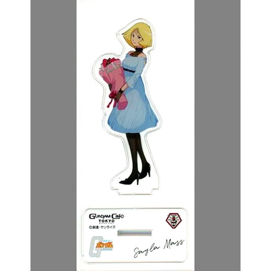Sayla Mass 202007 Mobile Suit Gundam MODEL SHEET AS Acrylic Stand GUNDAM Cafe TOKYO BRAND CORE Ltd [USED]