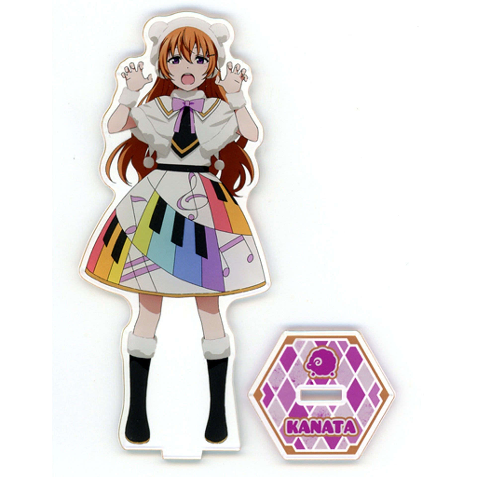 Kanata Konoe Big Acrylic Stand Colorful Dreams! Colorful Smiles! Sega Collab Cafe Love Live! Nijigasaki High School Idol Club [USED]