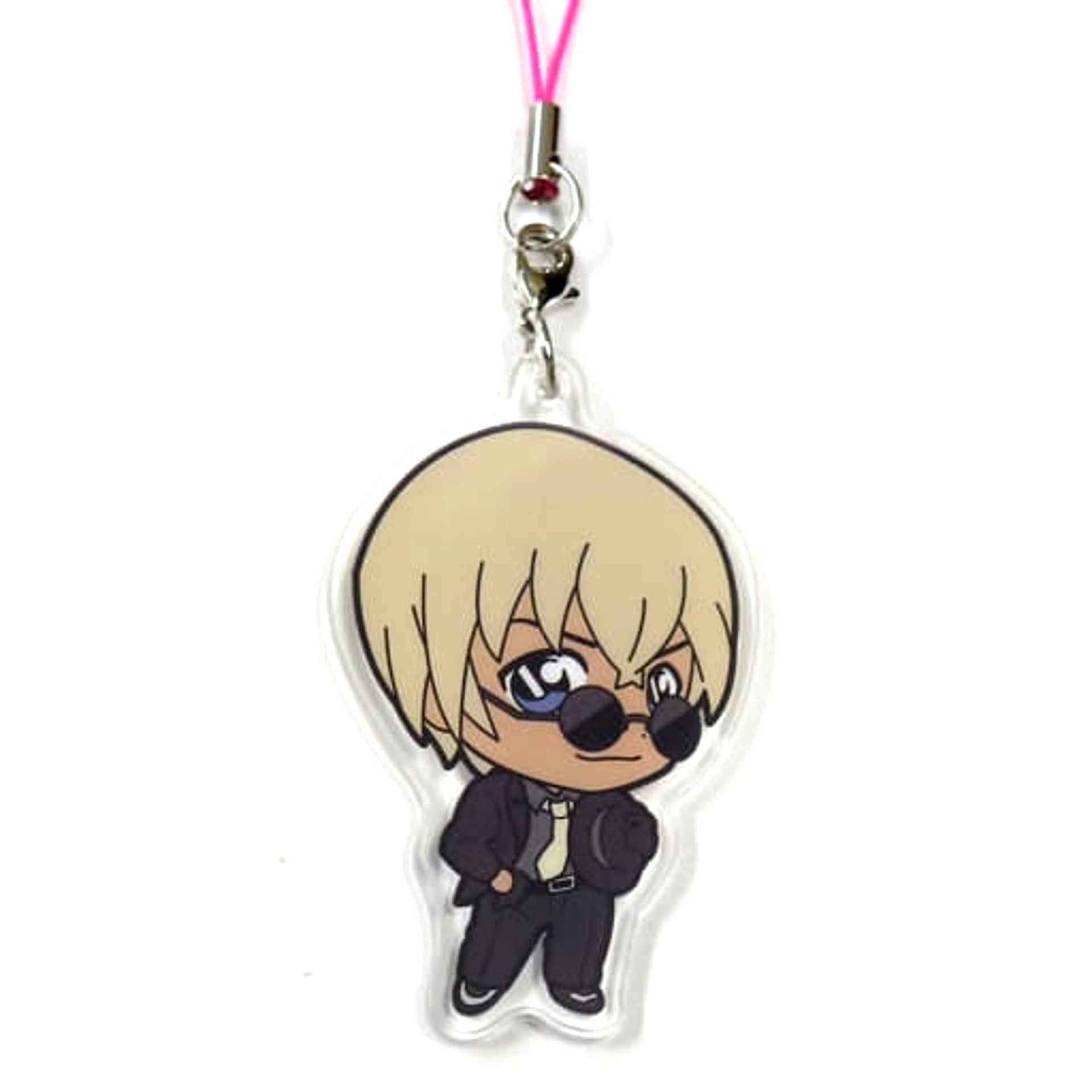 Detective Conan Rei Furuya Sega Lucky Kuji Secret Suit Collection Acrylic Strap Prize K [USED]