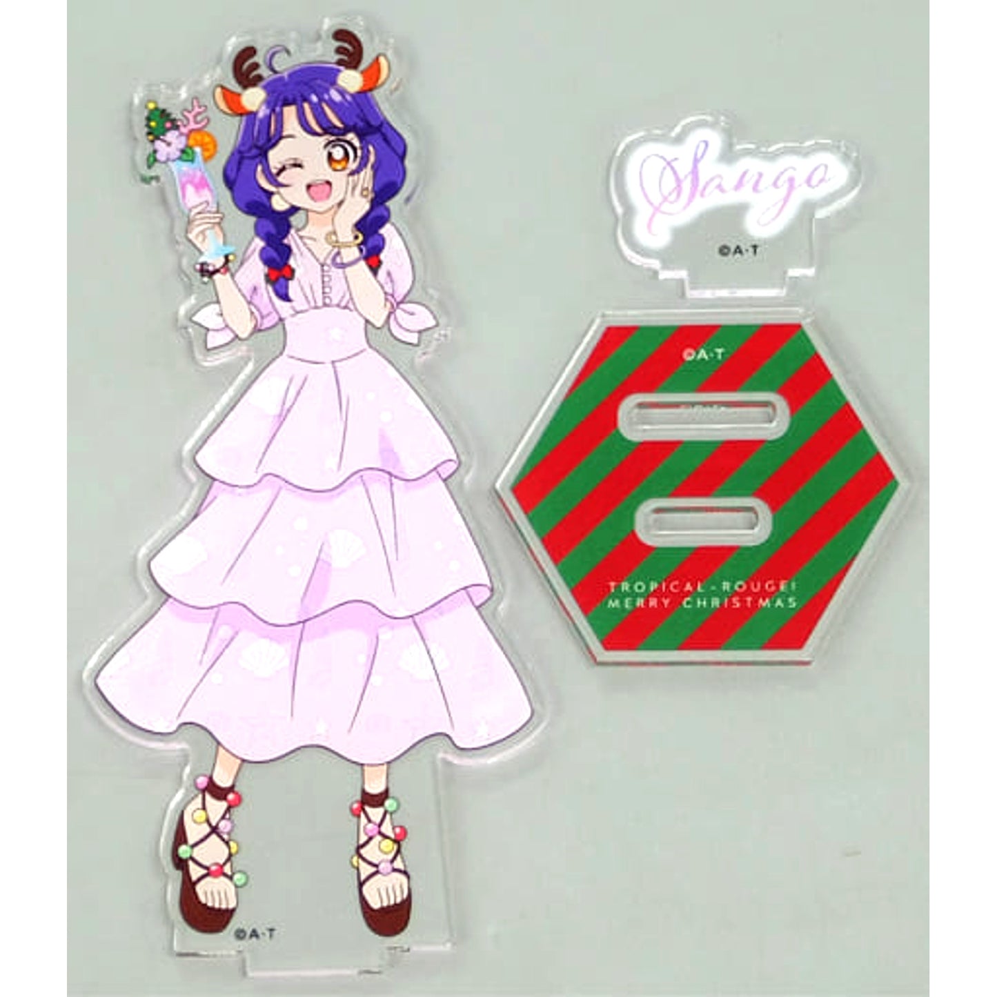 Sango Suzumura Tropical-Rouge! Precure Acrylic Stand Tropical-Rouge! MERRY CHRISTMAS Pretty Store Limited [USED]