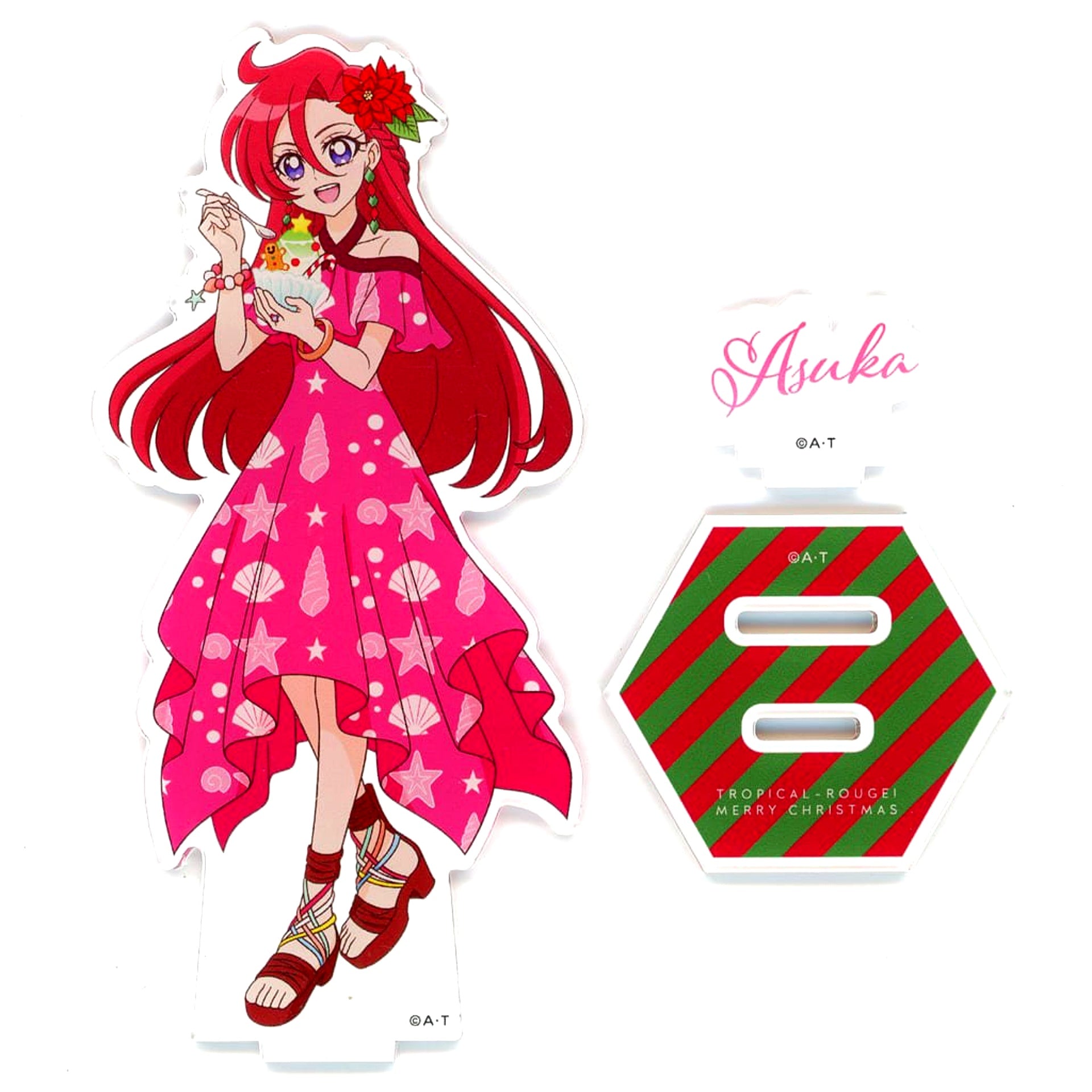 Asuka Takizawa Tropical-Rouge! Precure Tropical-Rouge! MERRY CHRISTMAS Acrylic Stand Pretty Store Limited [USED]