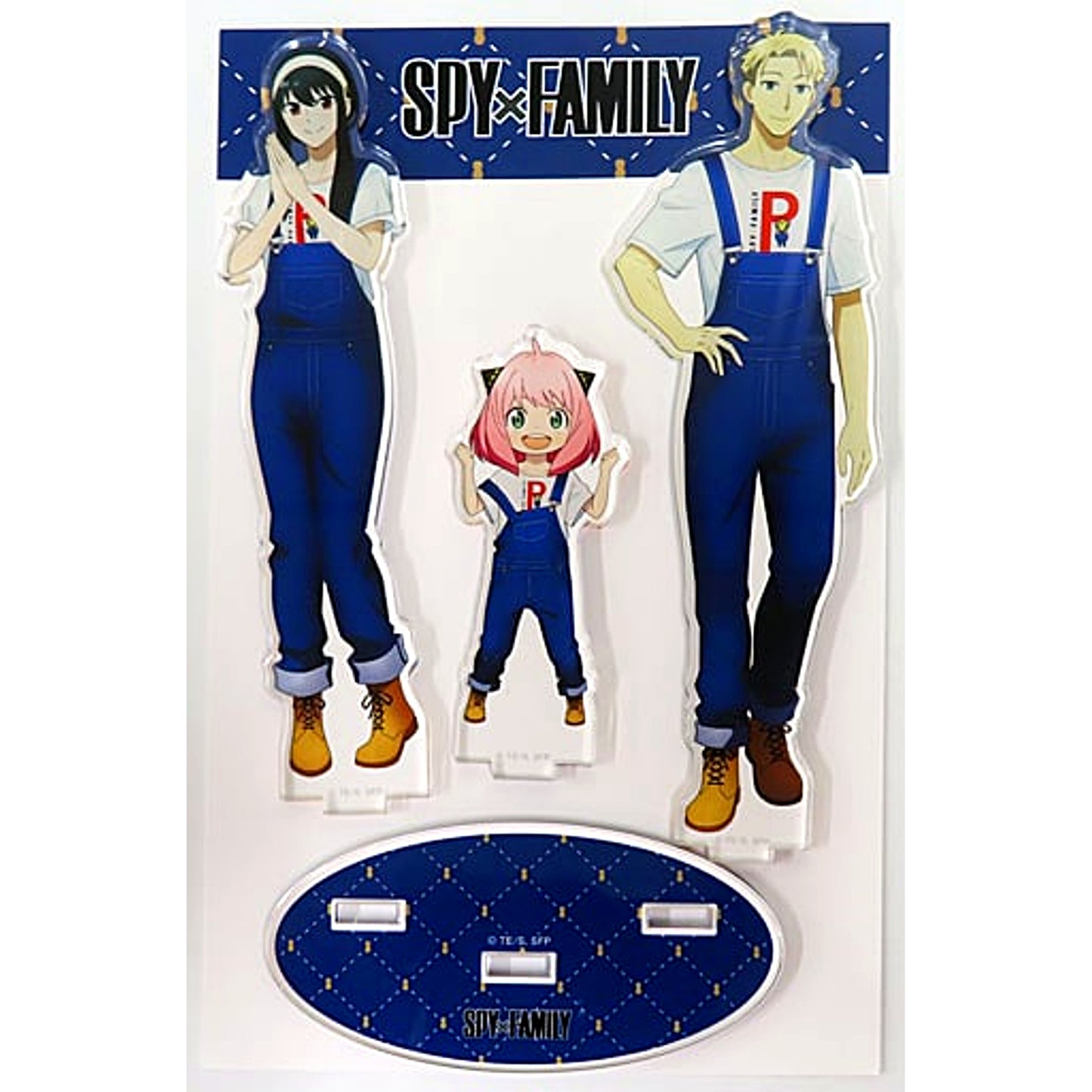 Loid & Yor & Anya Forger SPY x FAMILY POP UP SHOP Ichiban Plaza Acrylic Stand [USED]