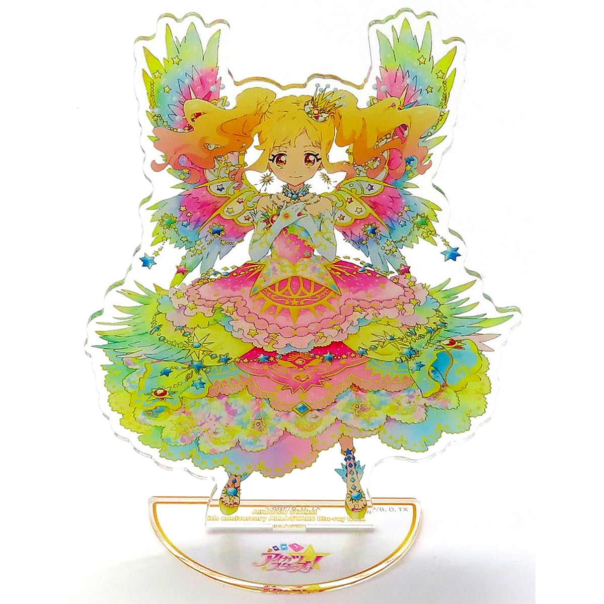 Yume Nijino Special Acrylic Stand Aikatsu Stars! 5th Anniversary All Stars Blu-ray BOX Initial Limited Edition Bonus Item [USED]