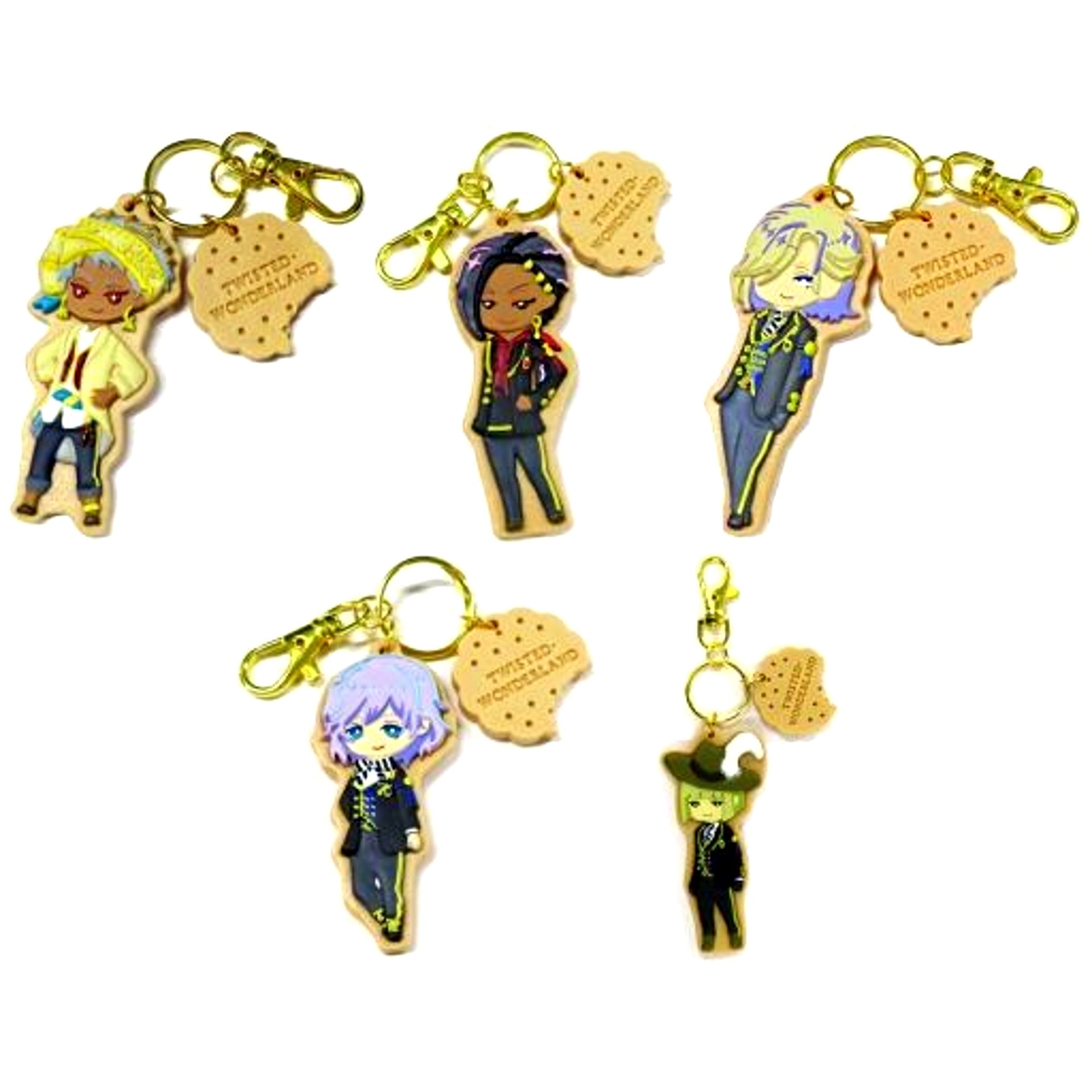 Set of 5 Disney Twisted-Wonderland Icing Cookie Style Charm Vol.3 [USED]