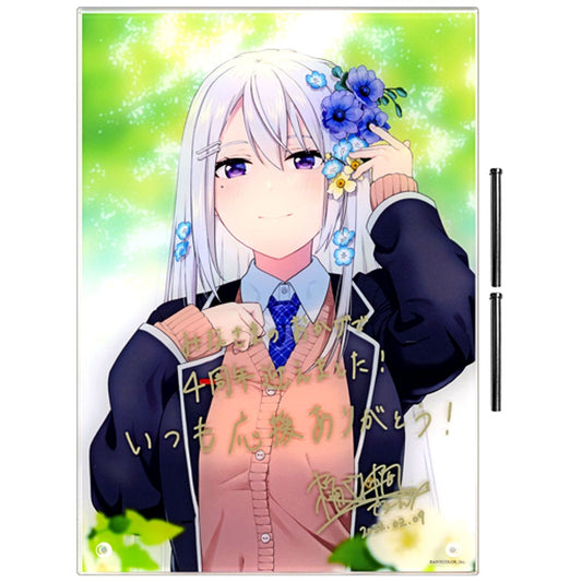 Higuchi Kaede Acrylic Panel Virtual YouTuber Nijisanji Anniversary 2022 Goods Full Set Bundle Bonus [USED]