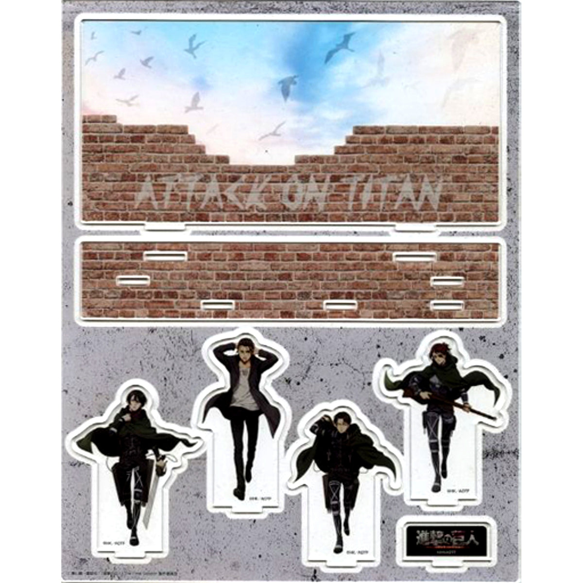 Group Illustration Acrylic Diorama Vol.2 Attack on Titan The Final Season x Don Quijote Part 2 [USED]