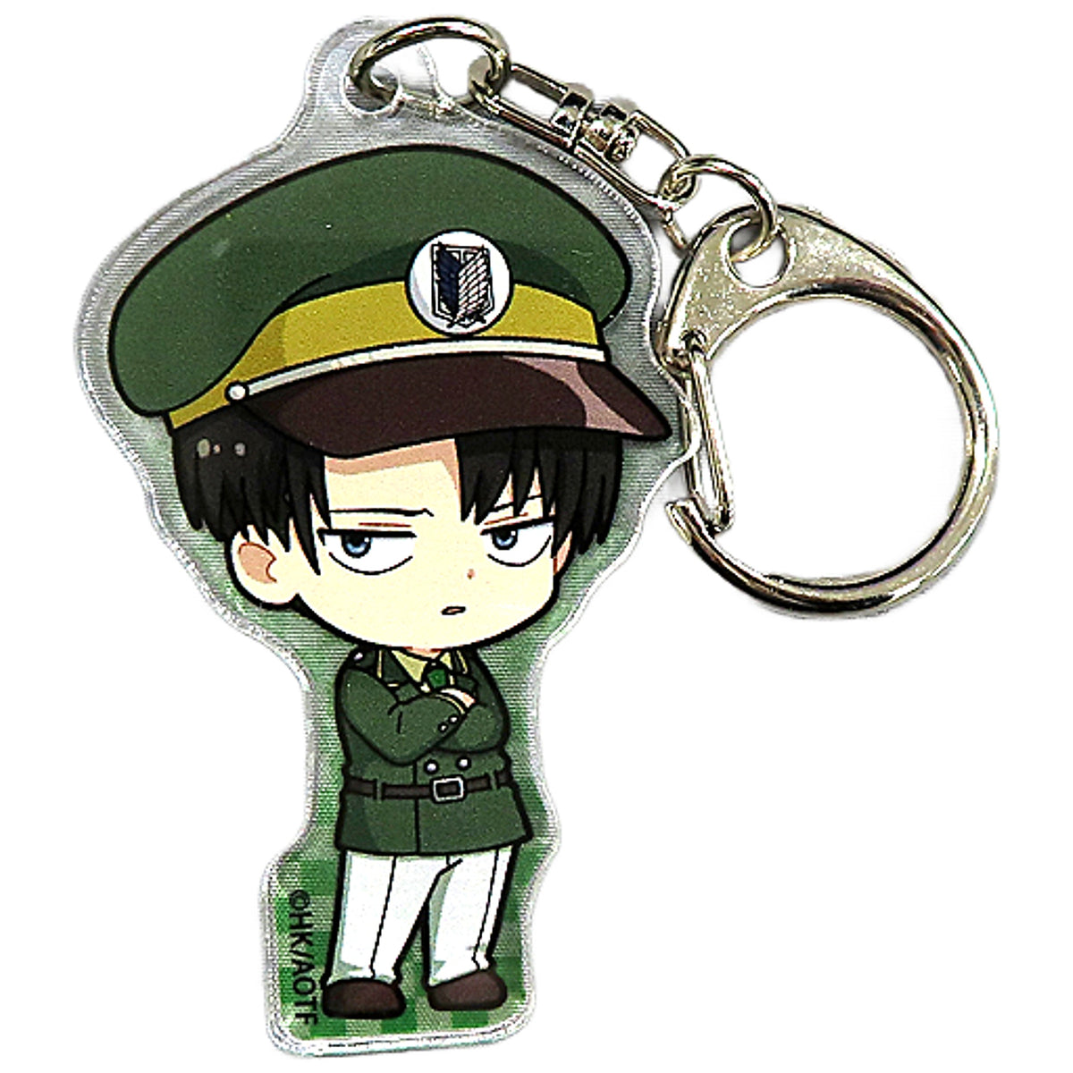 Levi Ackerman Attack on Titan Playing with Trains Acrylic Keychain TBS Limited [USED]