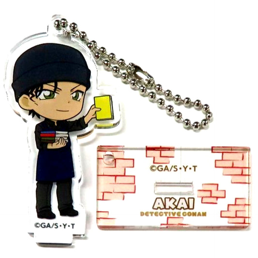 Shuichi Akai Detective Conan Acrylic Keychain Collection with Stand Conan Store Limited [USED]