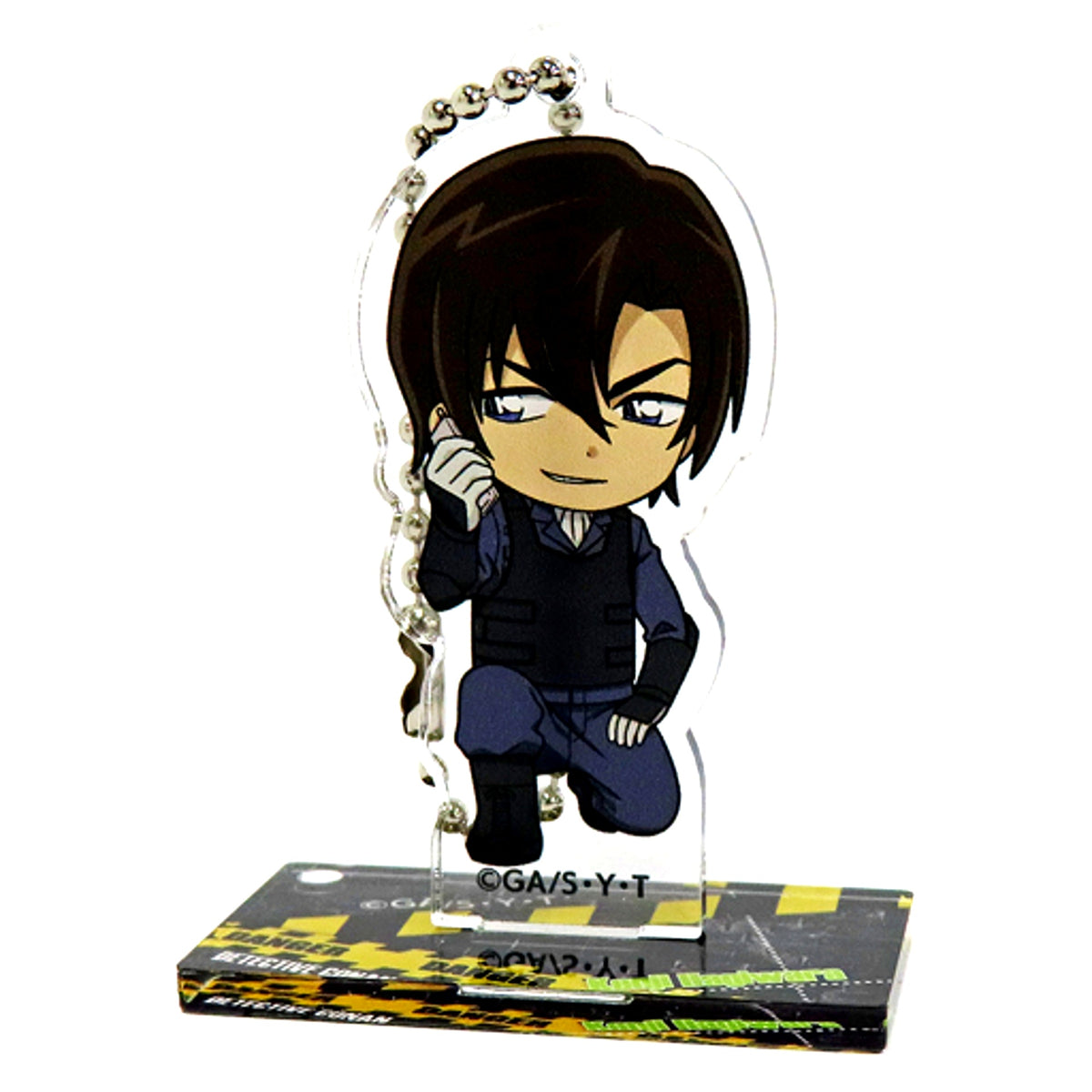 Kenji Hagiwara Detective Conan Acrylic Keychain Collection with Stand Police [USED]
