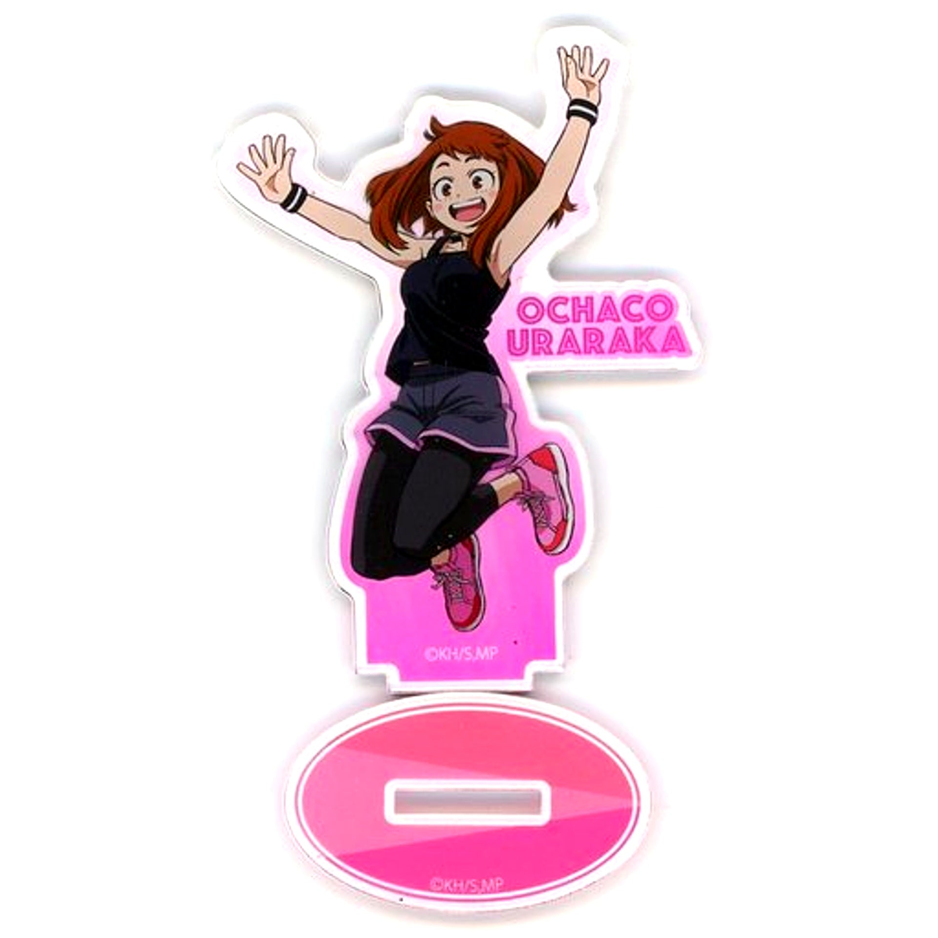 Ochaco Uraraka My Hero Academia Acrylic Stand Jump Illustration Seven Net Limited [USED]