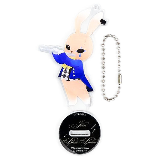 Black Butler Joker Black Label Trading Bitter Rabbit Acrylic Stand Keychain Orchestra Ver. Keychains [USED]