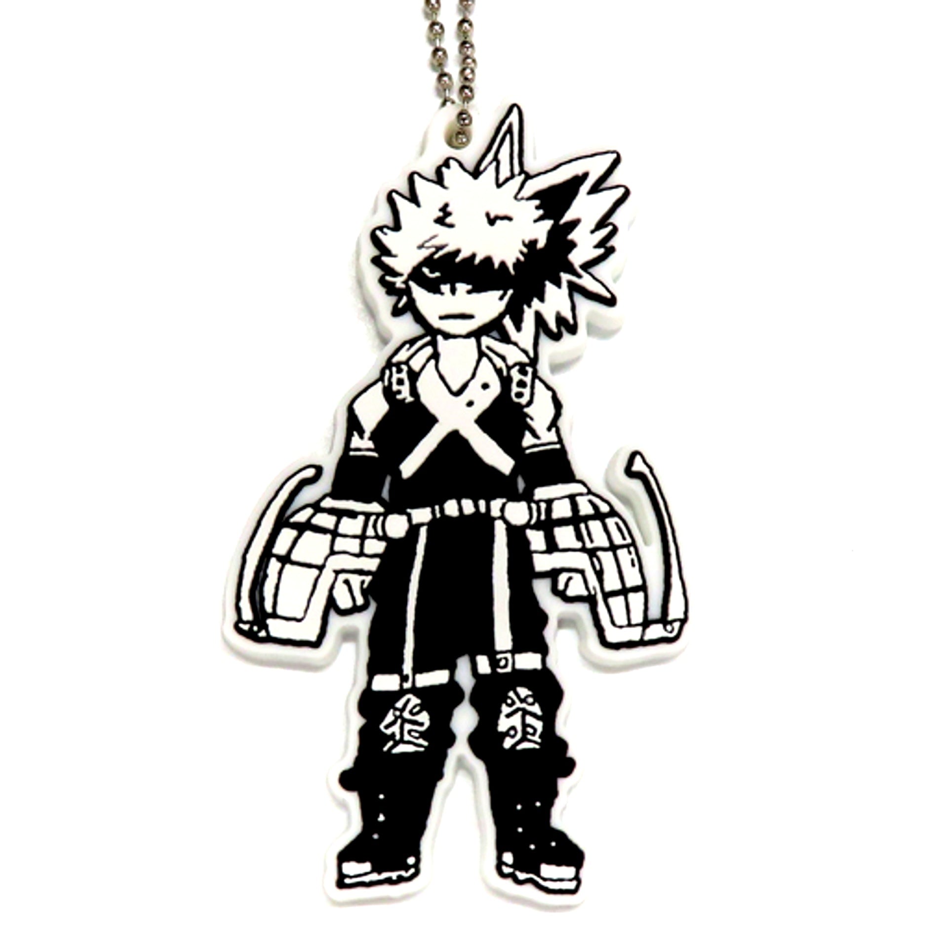 Katsuki Bakugo Prize F My Hero Academia Begin the HERO! Ichiban Kuji Deku's Hero Rubber Keychain [USED]
