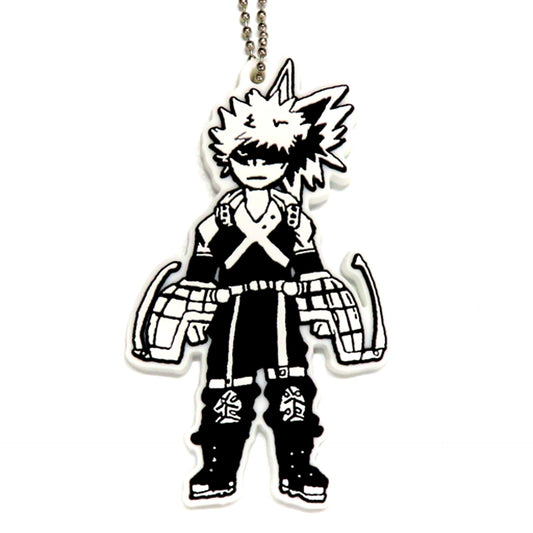Katsuki Bakugo Prize F My Hero Academia Begin the HERO! Ichiban Kuji Deku's Hero Rubber Keychain [USED]