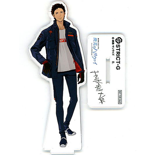 Hathaway Noa Mobile Suit Gundam Hathaway Acrylic Stand Eligible Product Purchase Bonus STRICT-G x ALPHA INDUSTRIES [USED]
