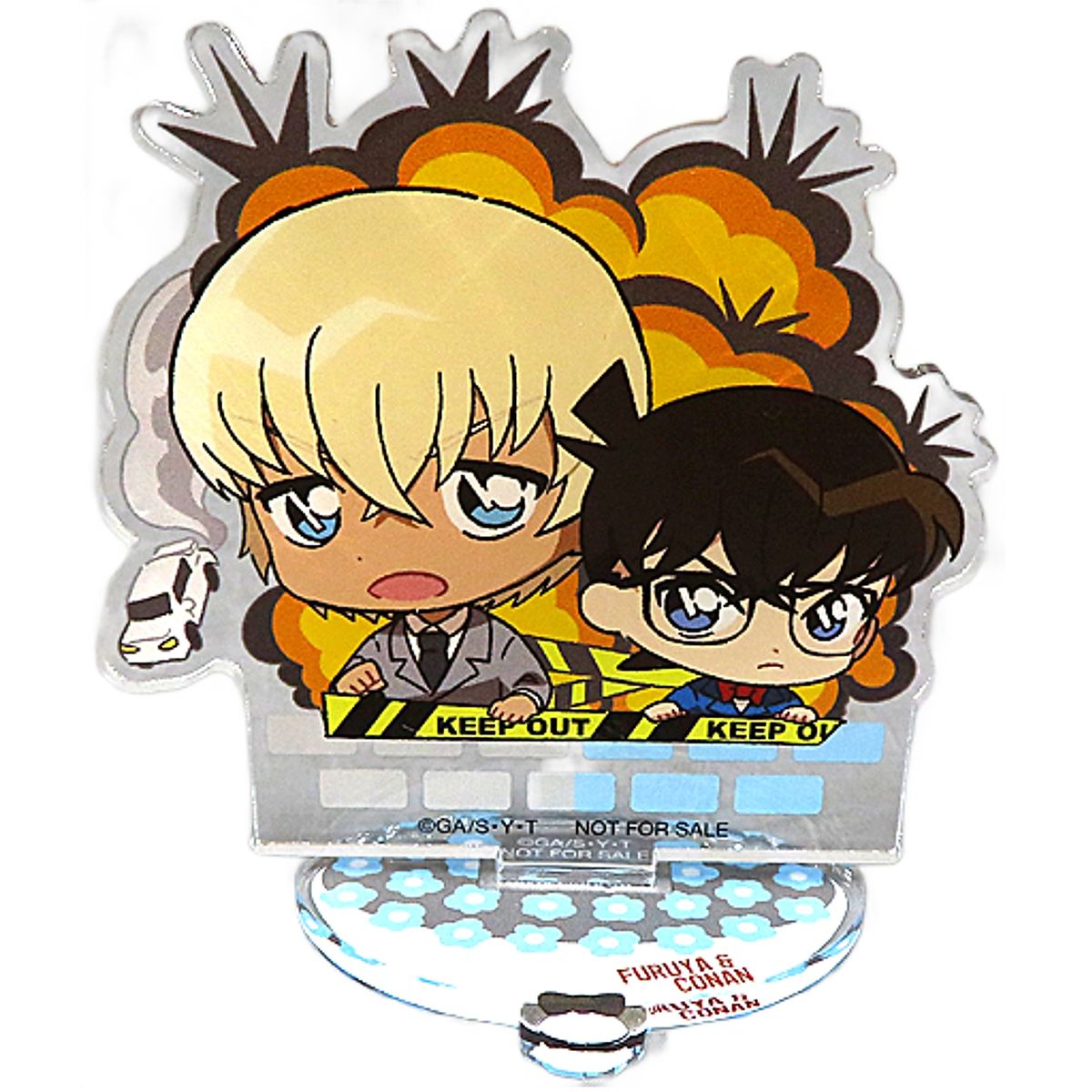 Conan Edogawa Toru Amuro Detective Conan Charatto Bouquet Random Acrylic Stand Collection animate Limited Online Purchase Bonus [USED]