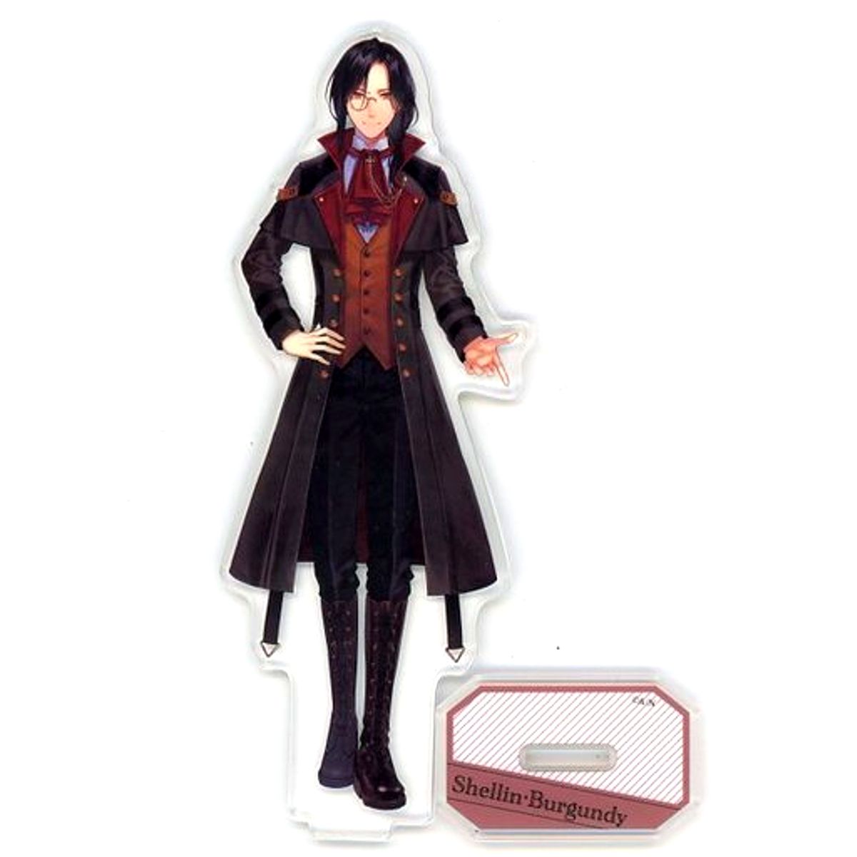 Shellin Burgundy Acrylic Stand Virtual YouTuber Nijisanji Welcome Goods [USED]