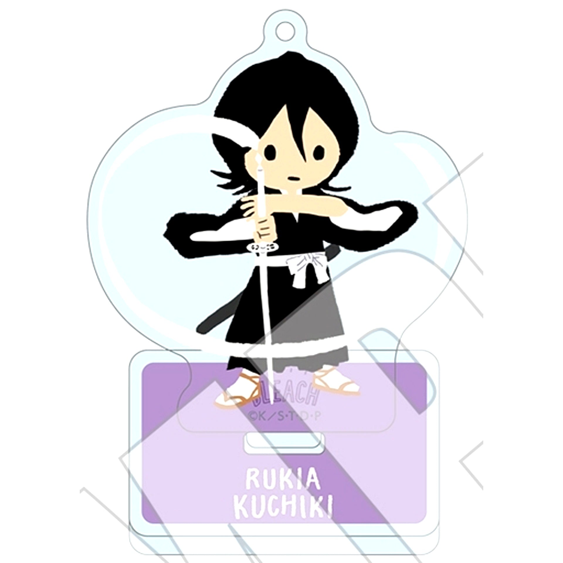 Rukia Kuchiki BLEACH Stand Acrylic Keychain Collection Yuru Palette [USED]