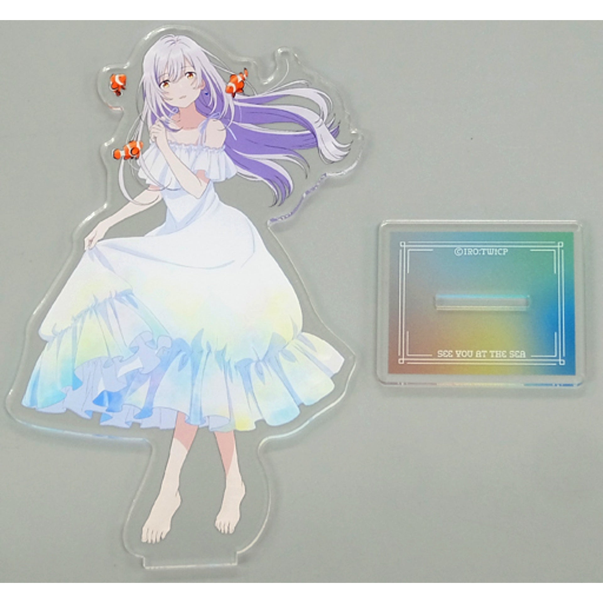 Hitomi Tsukishiro Nagi-Asu x Iroduku x Aquatope of White Sand Acrylic Stand Collabo Exhibition Umi no Iro o Meguri ni [USED]