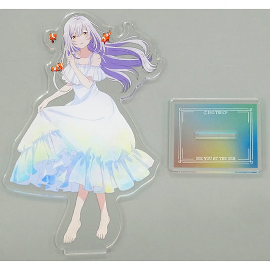 Hitomi Tsukishiro Nagi-Asu x Iroduku x Aquatope of White Sand Acrylic Stand Collabo Exhibition Umi no Iro o Meguri ni [USED]