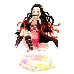 Nezuko Kamado Demon Slayer Total Concentration Exhibition Mugen Train Arc & Entertainment District Arc Acrylic Mascot Stand [USED]
