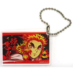 Demon Slayer: Kimetsu no Yaiba Total Concentration Exhibition Mugen Train / Entertainment District Kyojuro Rengoku Original Illustration Acrylic Plate Acrylic Stands [USED]
