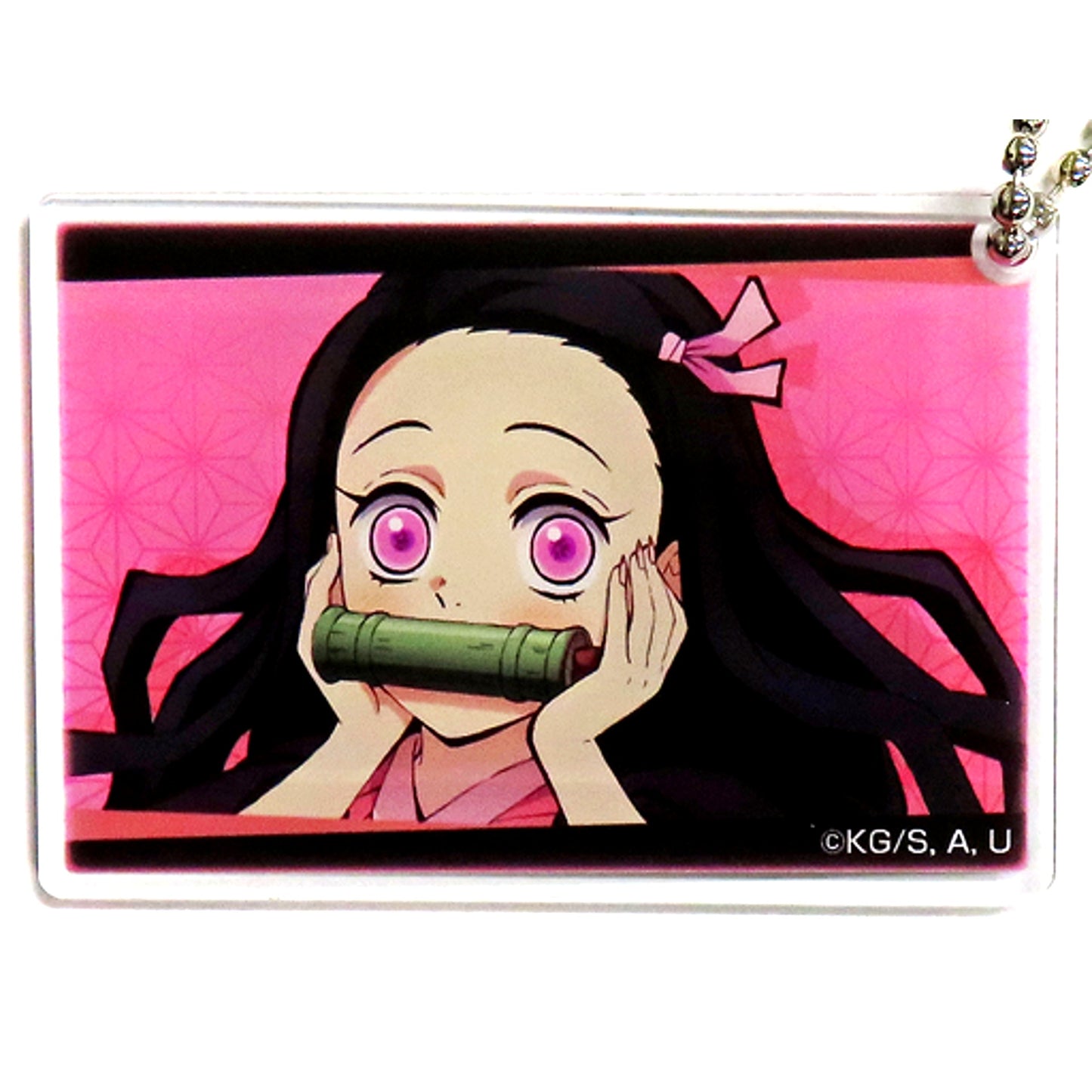 Nezuko Kamado - Close-up Acrylic Plate Demon Slayer: Kimetsu no Yaiba Total Concentration Exhibition - Mugen Train Arc and Entertainment District Arc - [USED]
