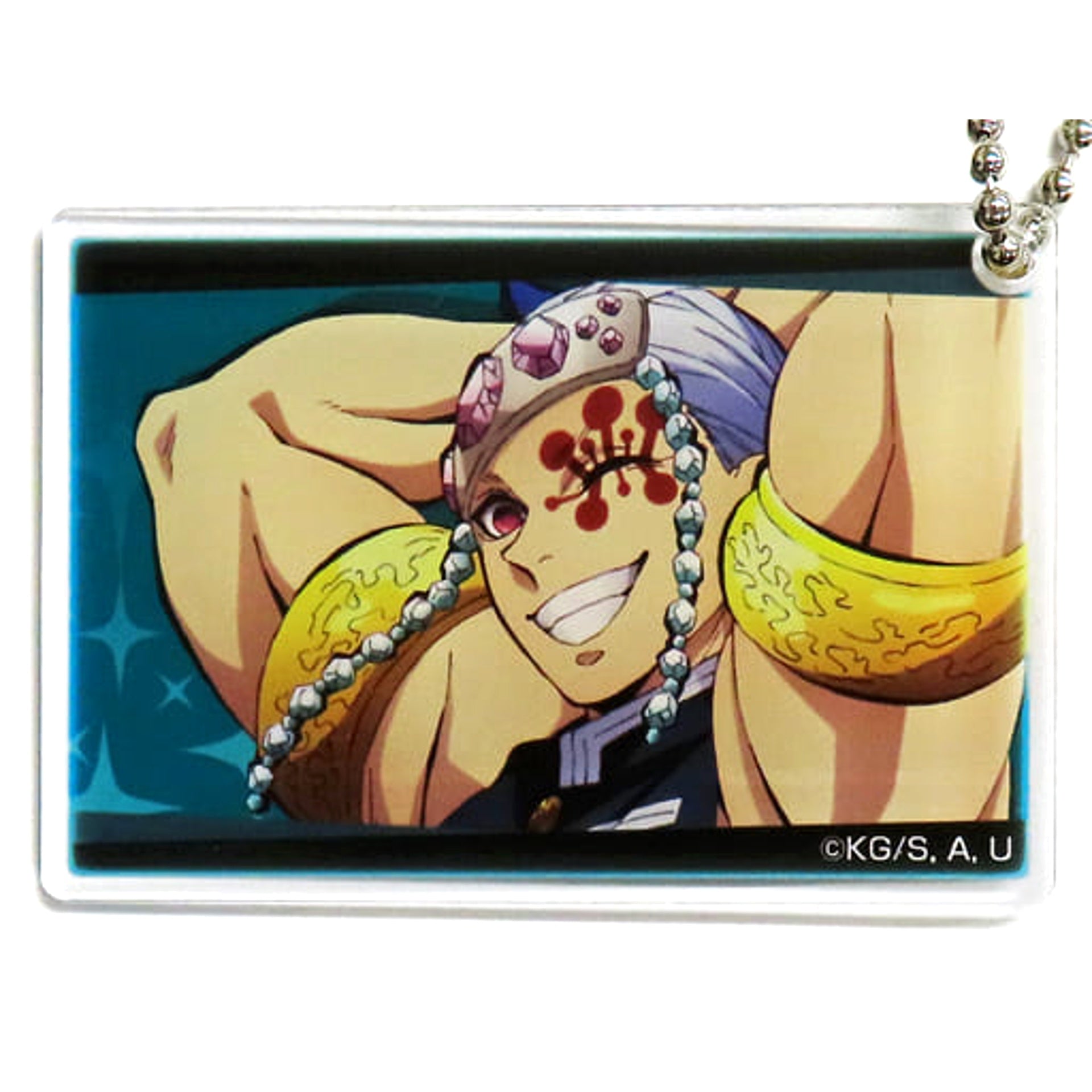 Demon Slayer: Kimetsu no Yaiba Total Concentration Exhibition - Mugen Train Arc & Entertainment District Arc Tengen Uzui Acrylic Plate Close-up ver. Acrylic Stands [USED]