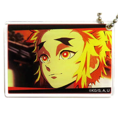Demon Slayer: Kimetsu no Yaiba Senjuro Rengoku Acrylic Plate Total Concentration Exhibition - Mugen Train Arc / Entertainment District Arc Acrylic Stands [USED]