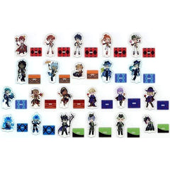 Disney: Twisted-Wonderland Riddle Rosehearts & Others All 22 Types Set Acrylic Stand Collection Gurihiru Art Ver. Gurihiru Art Pop-Up Store in Loft Exclusive Acrylic Stands [USED]