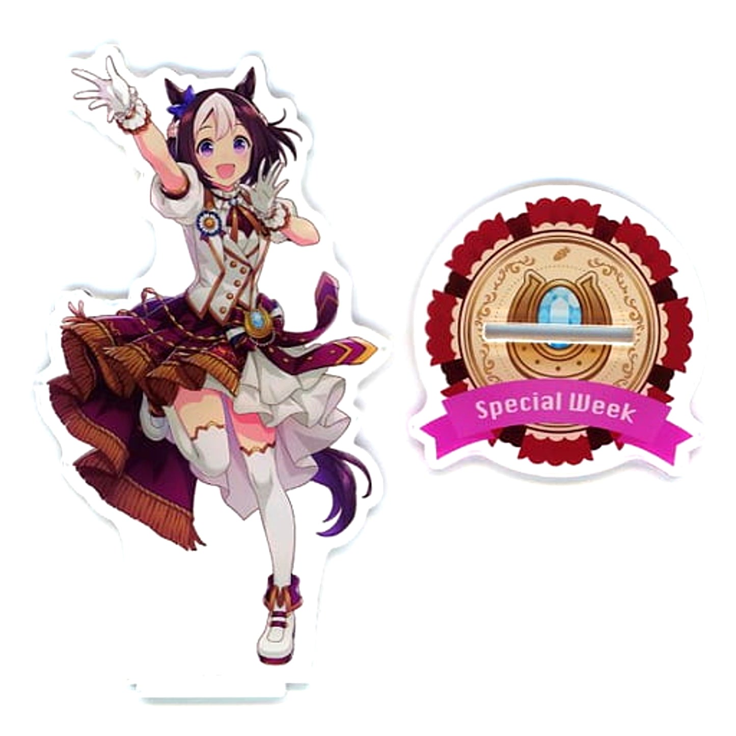 Special Week Uma Musume: Pretty Derby Official Acrylic Stand New Stars Rose Ver 4th EVENT SPECIAL DREAMERS!! [USED]