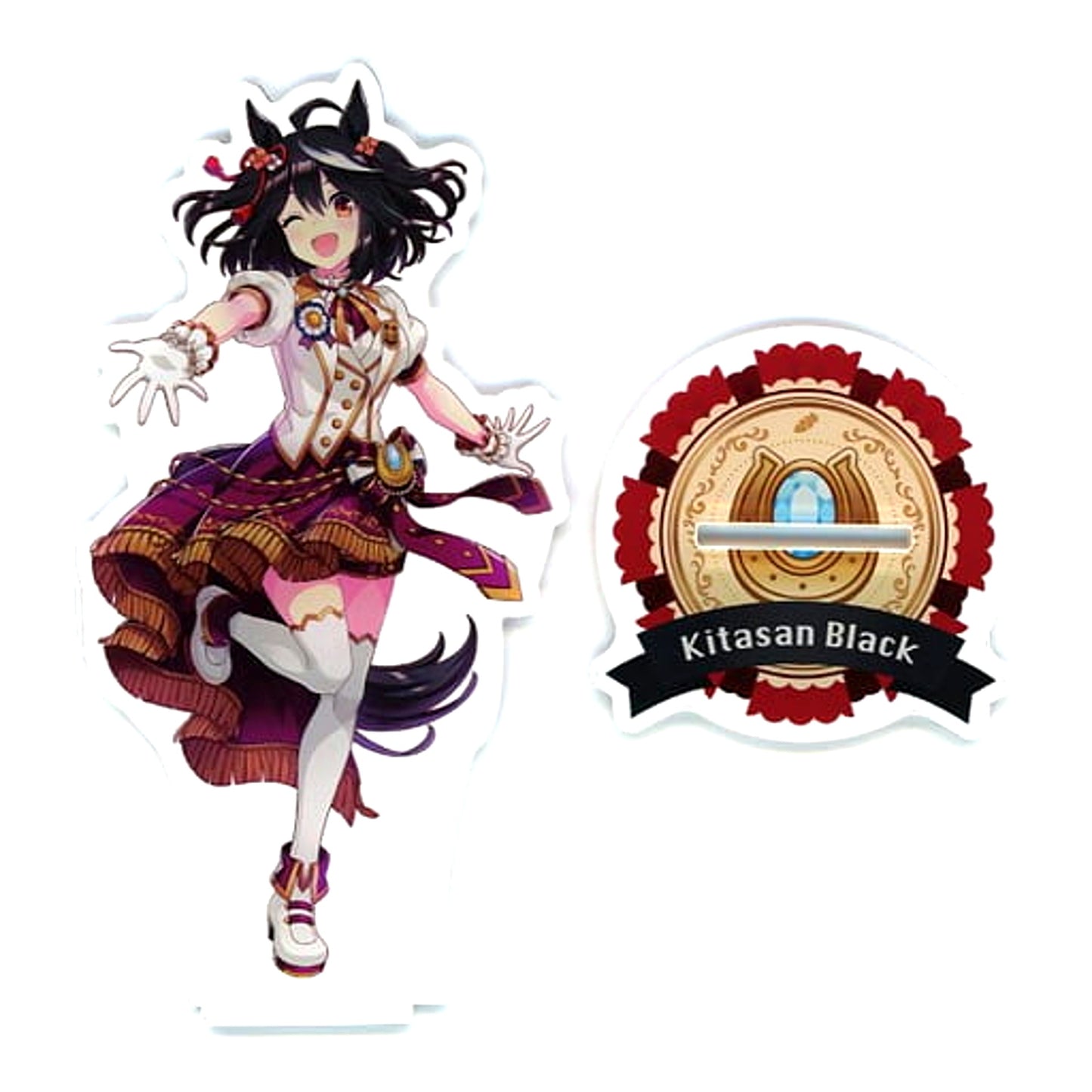 Kitasan Black Uma Musume Pretty Derby Official Acrylic Stand New Stars Rose Ver 4th EVENT SPECIAL DREAMERS!! [USED]
