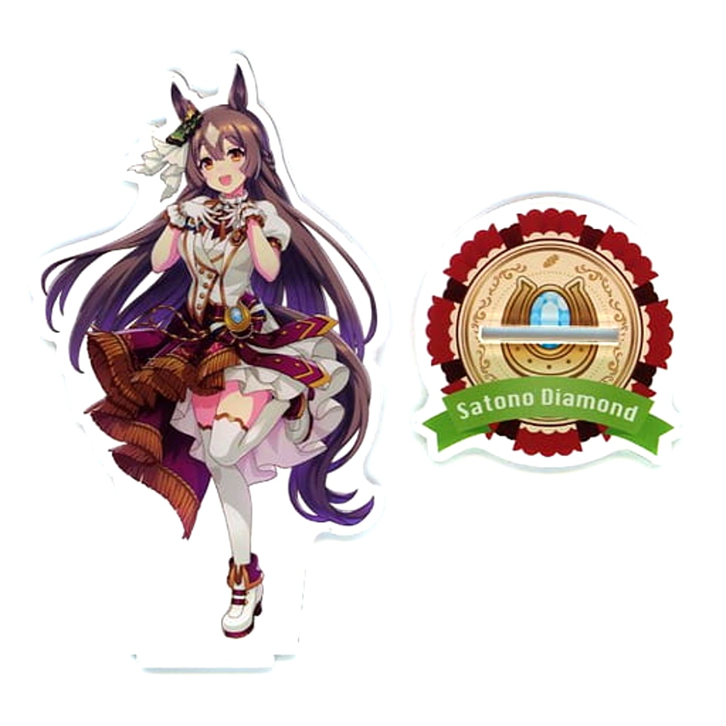Satono Diamond Uma Musume: Pretty Derby 4th Event Special Dreamers!! Official Acrylic Stand New Stars Rose Ver. [USED]