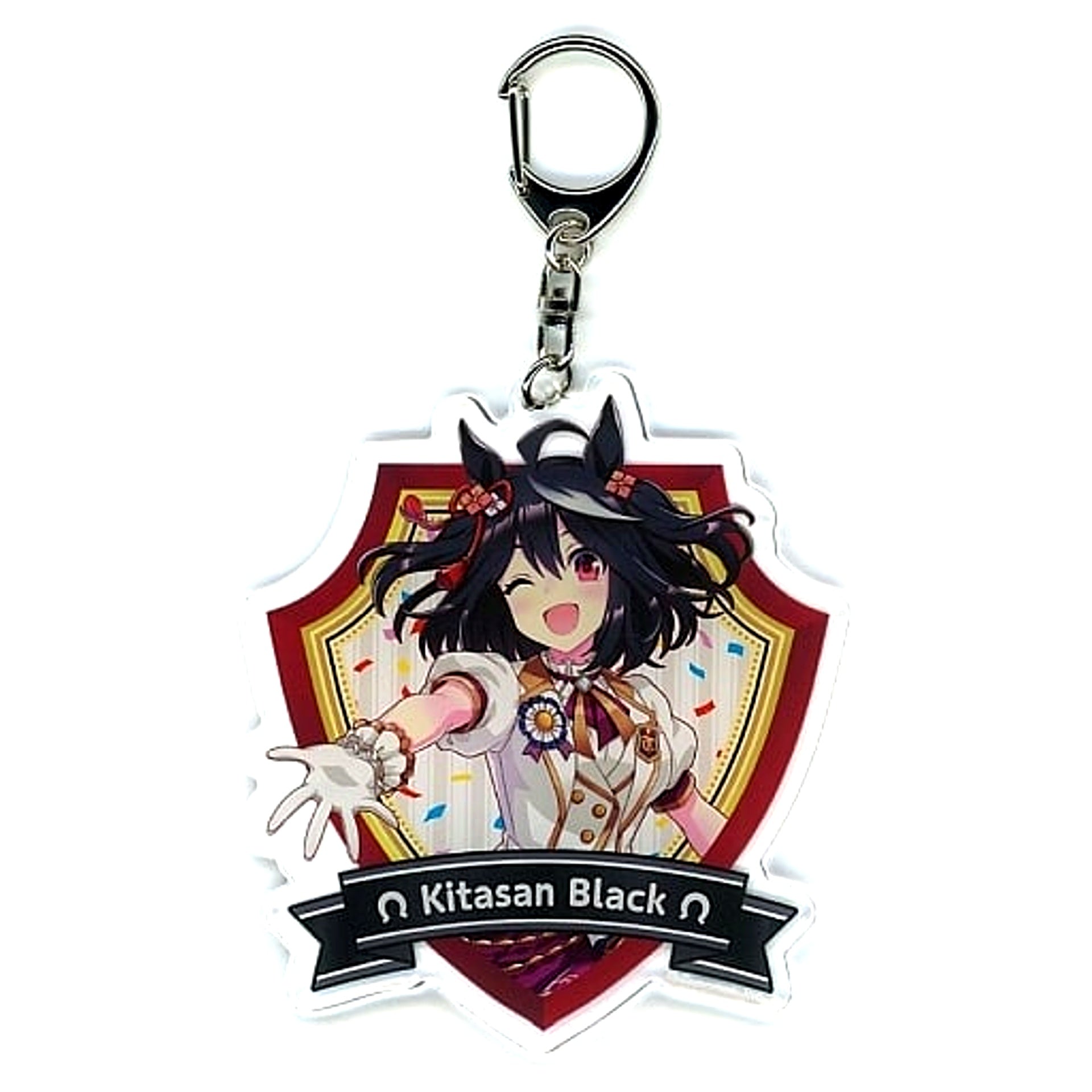 Kitasan Black Uma Musume Pretty Derby Official Acrylic Keychain New Stars Rose Ver. 4th EVENT SPECIAL DREAMERS [USED]