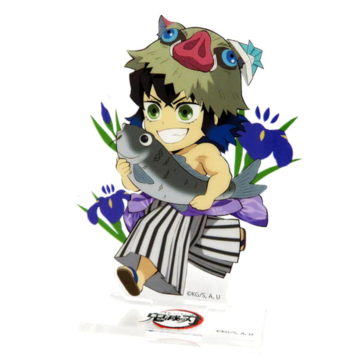 Demon Slayer: Kimetsu no Yaiba ufotable Cafe x Machi Asobi CAFE Children's Day Event 2022 Inosuke Hashibira Random Acrylic Stand Type B Acrylic Stands [USED]